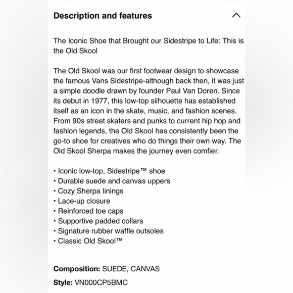 Vans Unisex Suede Sherpa Old Skool Low Top Sneakers Shoes - new - Picture 13 of 13